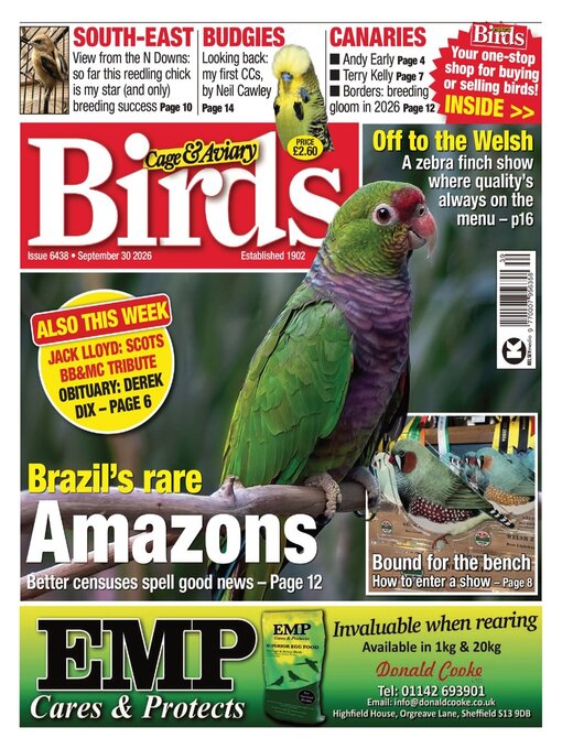 Cover image for Cage & Aviary Birds